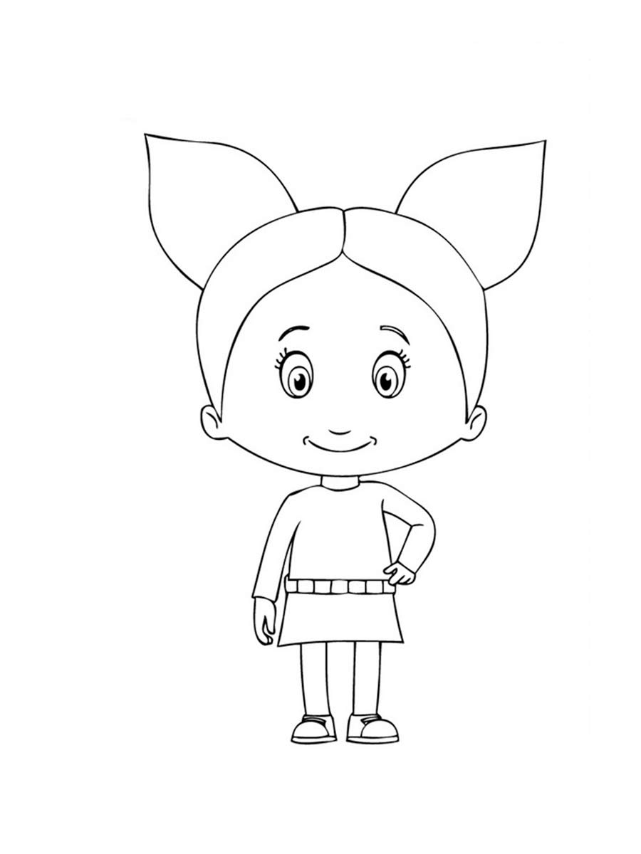 Loopdidoo 5 coloring page