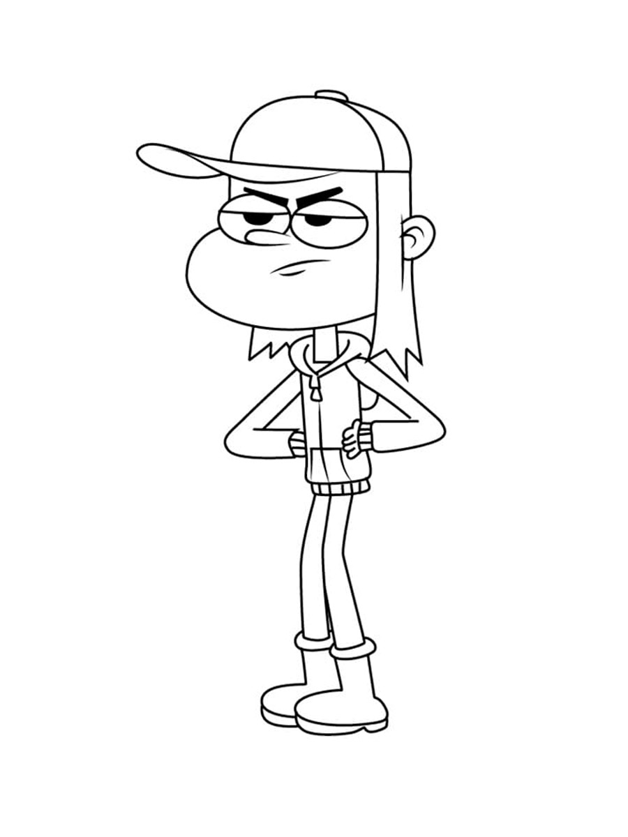 Grabby Gary coloring page