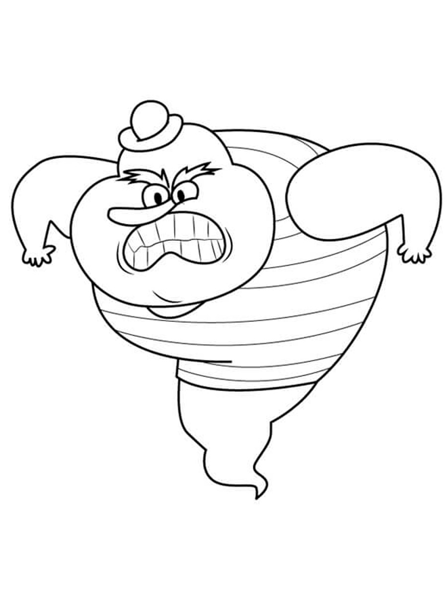 Le Toot coloring page