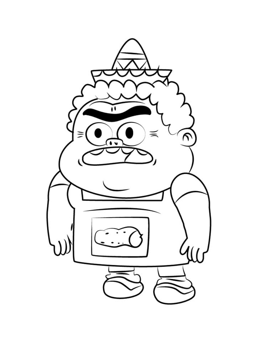 Nam Nam coloring page