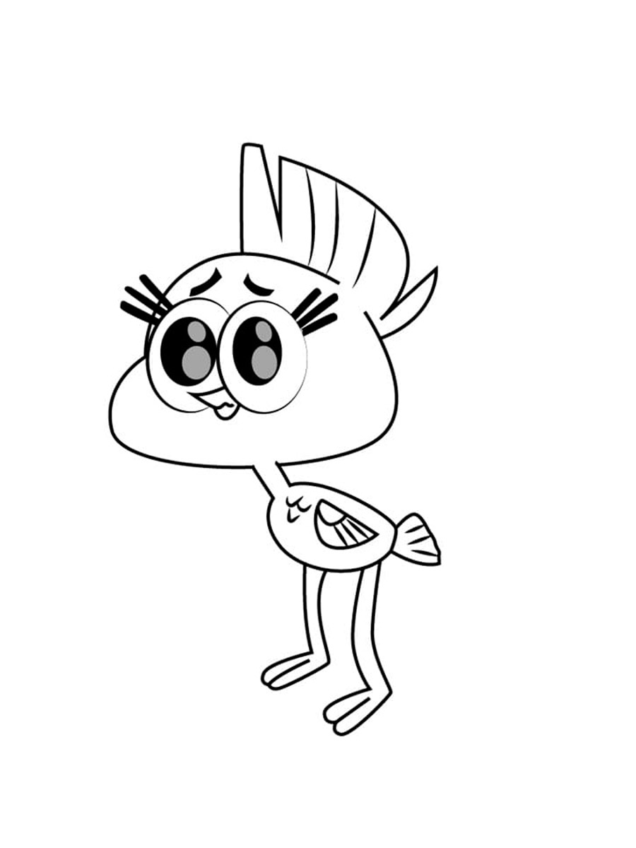 Royal Blue Butt coloring page
