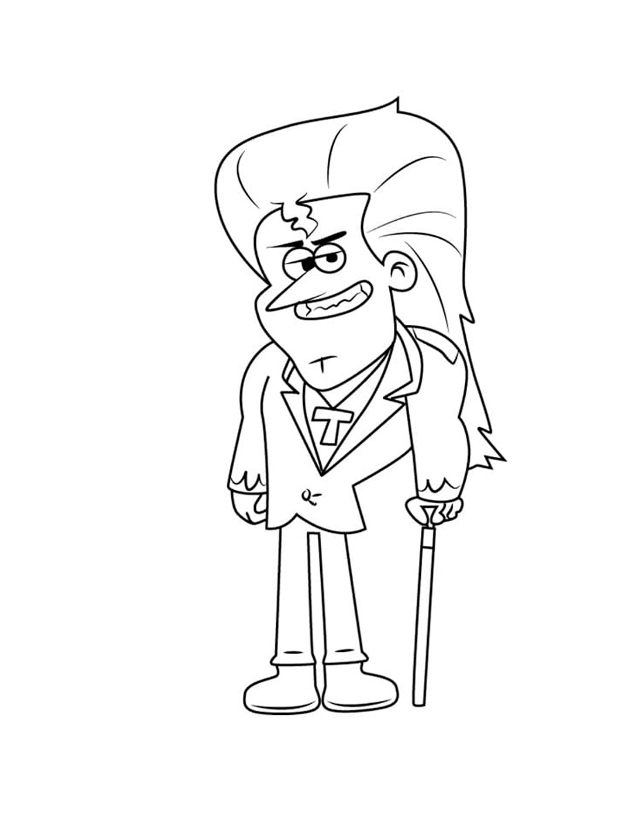 Tommy Sparkle coloring page