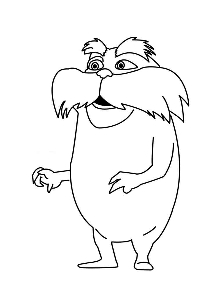 Lorax 11 coloring page