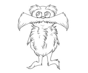 Lorax 12 coloring page