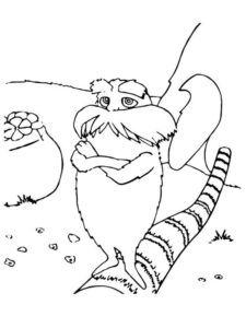 Lorax 18 coloring page