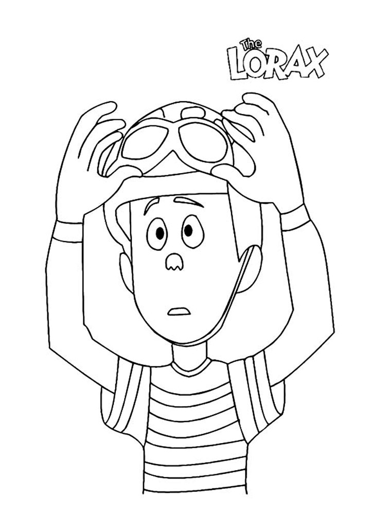 Lorax 5 coloring page