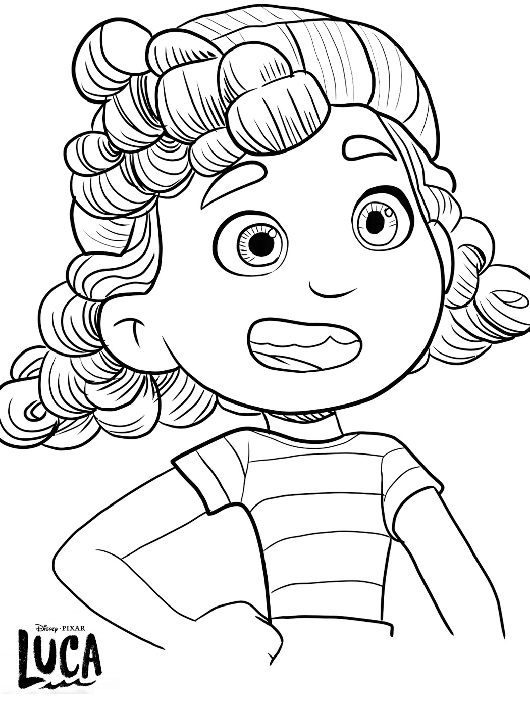 Luca 1 coloring page