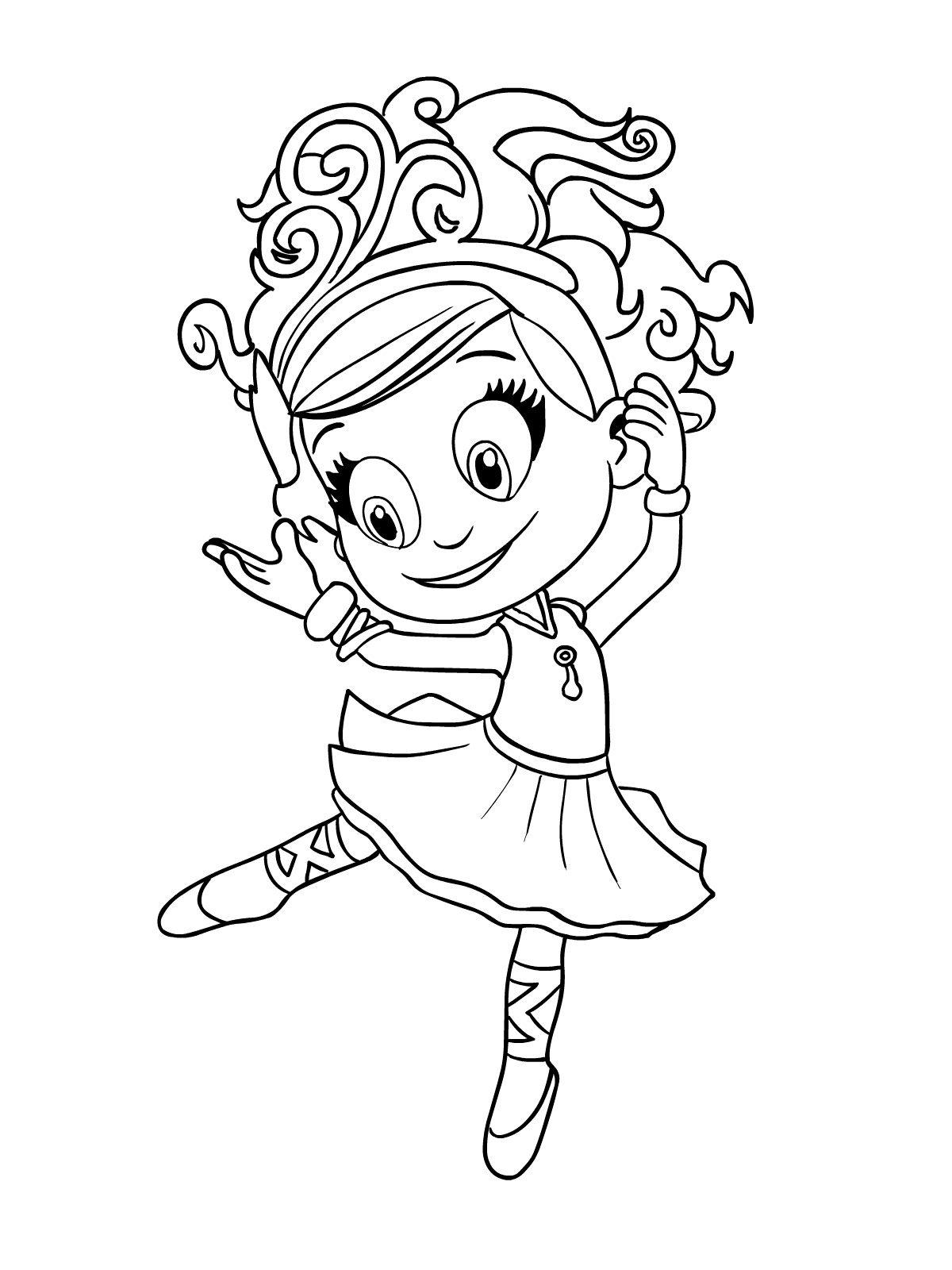 Luna Petunia 4 coloring page