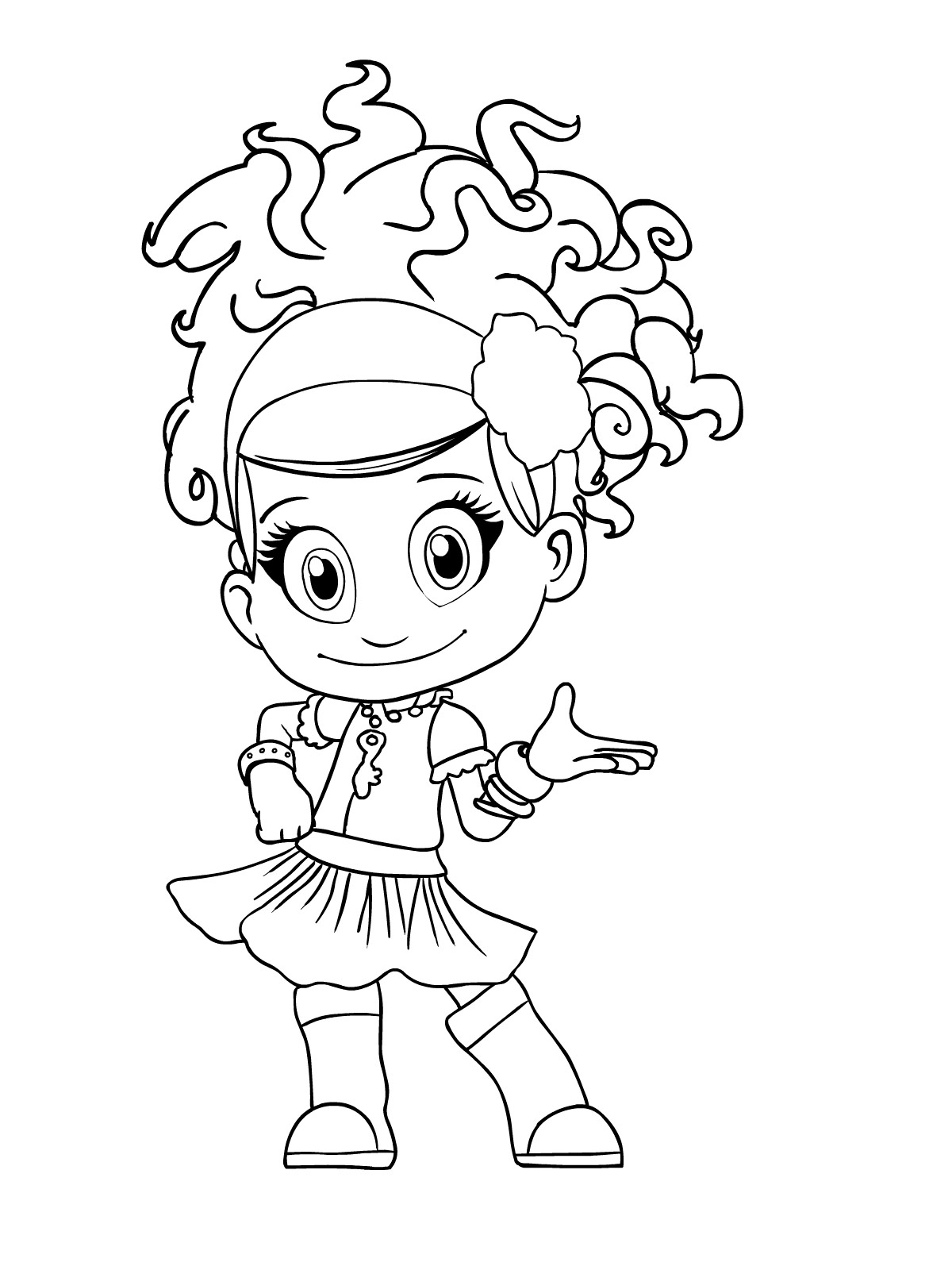 Luna Petunia 6 coloring page