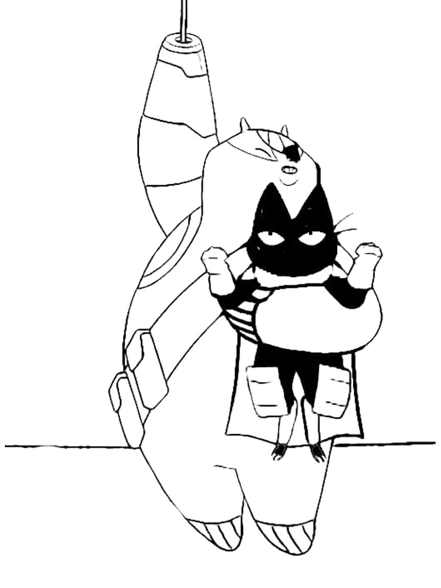 Mao Mao 2 coloring page