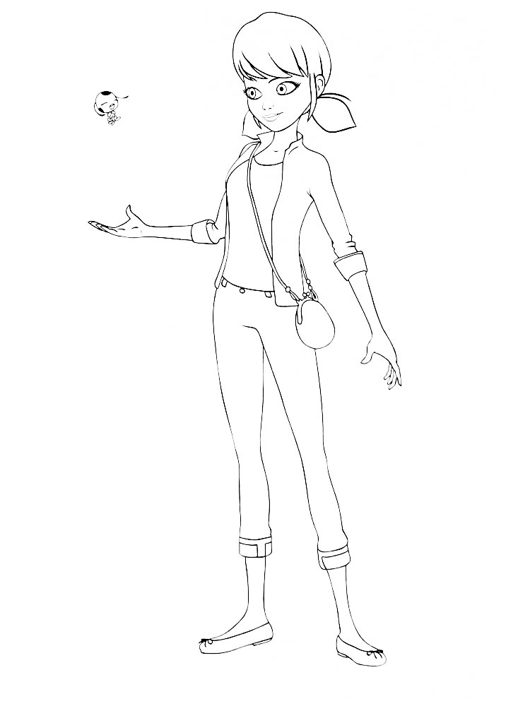 Marinette 14 coloring page