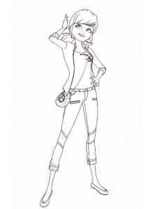 Marinette 16 coloring page
