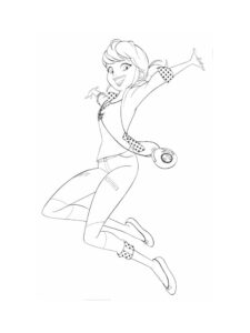 Marinette 17 coloring page
