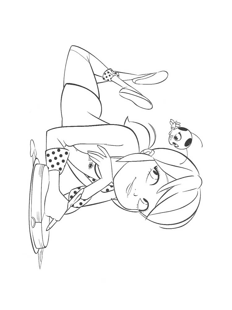 Marinette 18 coloring page