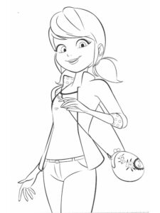 Marinette 21 coloring page
