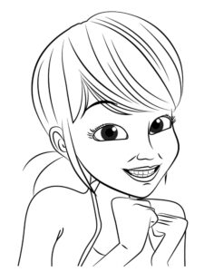 Marinette 9 coloring page