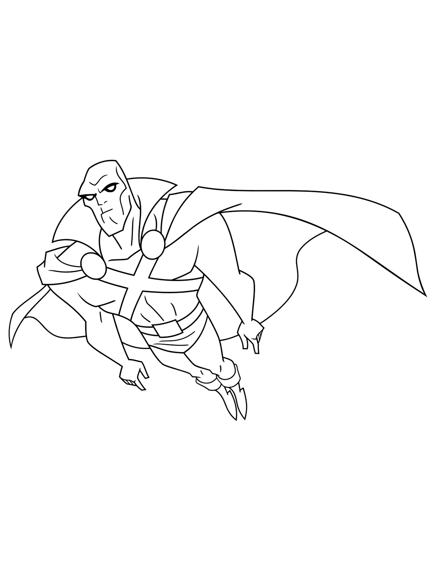 Martian Manhunter 14 coloring page