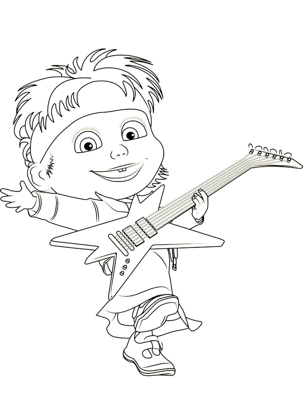 Masha and the Bear 5 coloring page