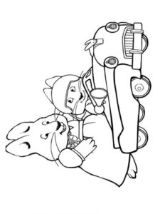 Max and Ruby 14 coloring page