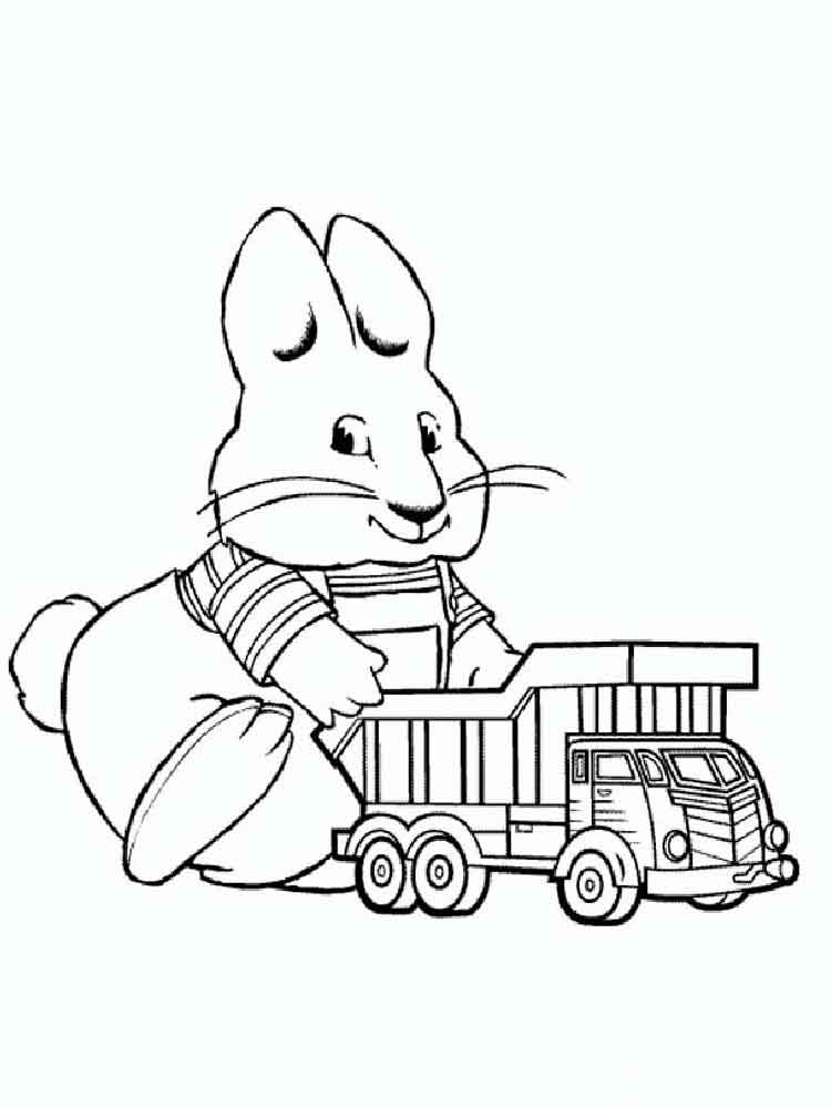 Max and Ruby 5 coloring page