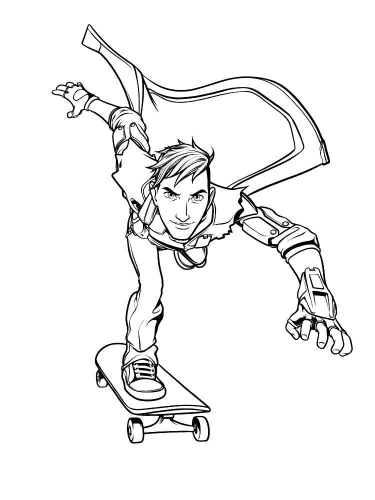 Max Steel 12 coloring page