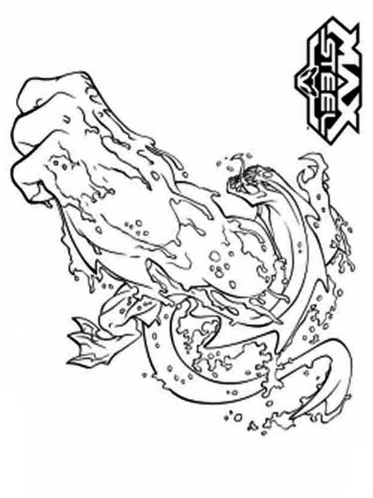 Max Steel 25 coloring page