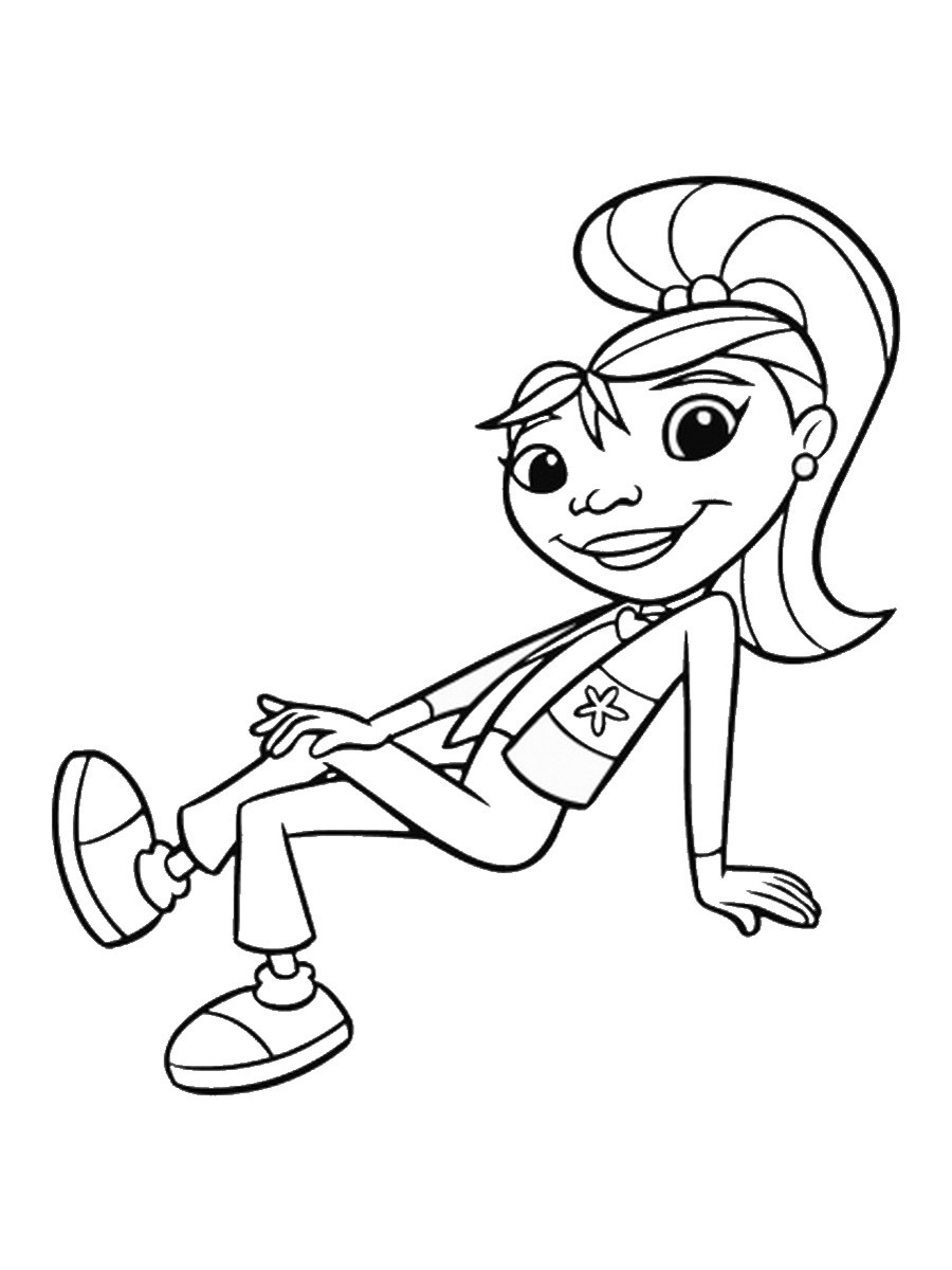 Maya and Miguel 7 coloring page