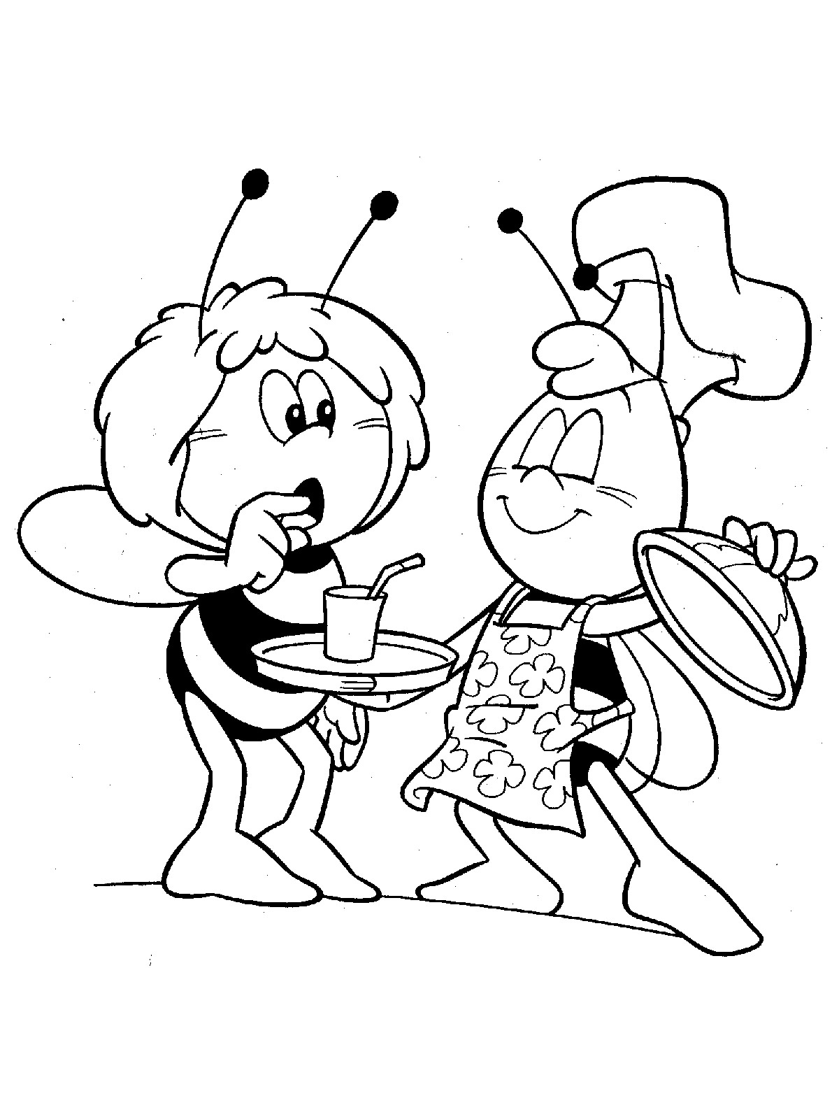 Maya the Bee 1 coloring page