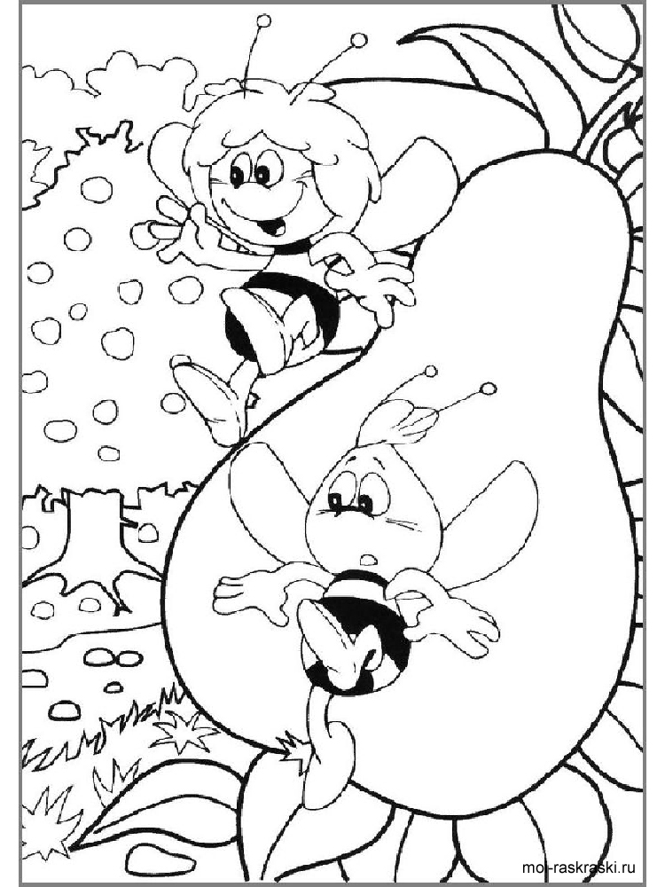 Maya the Bee 20 coloring page