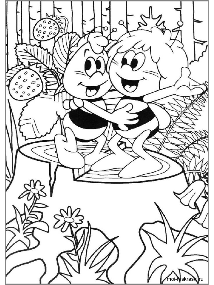 Maya the Bee 22 coloring page