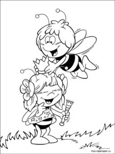 Maya the Bee 27 coloring page