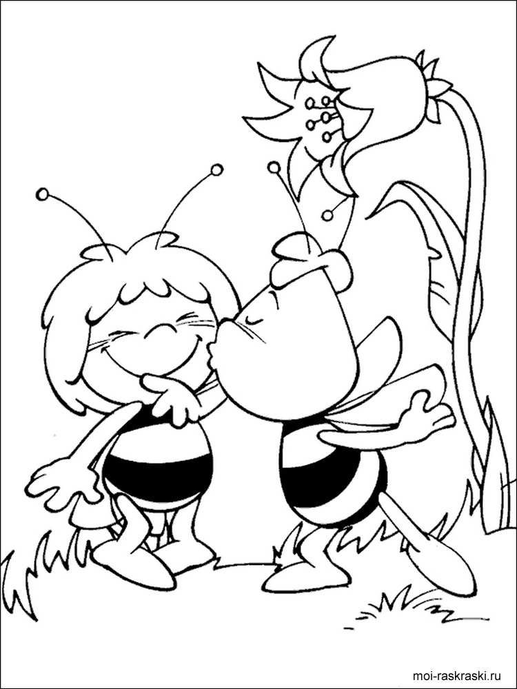 Maya the Bee 28 coloring page