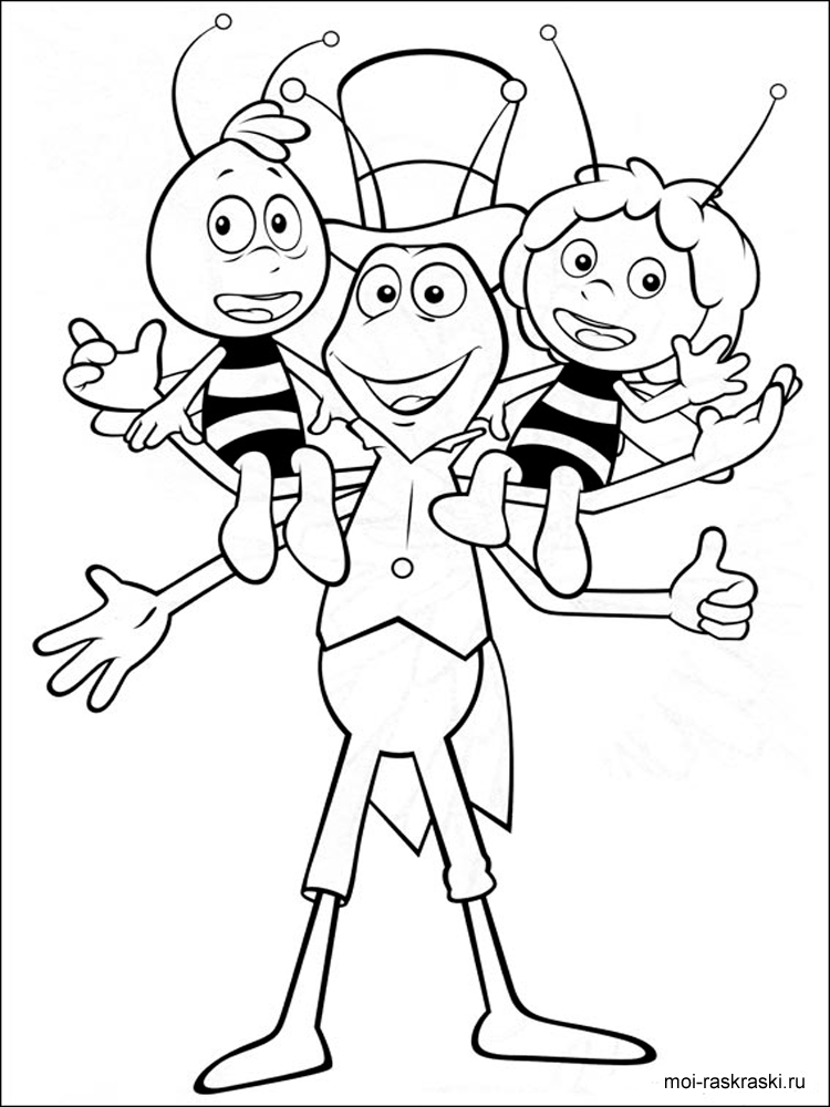 Maya the Bee 33 coloring page