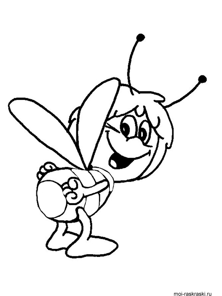 Maya the Bee 34 coloring page