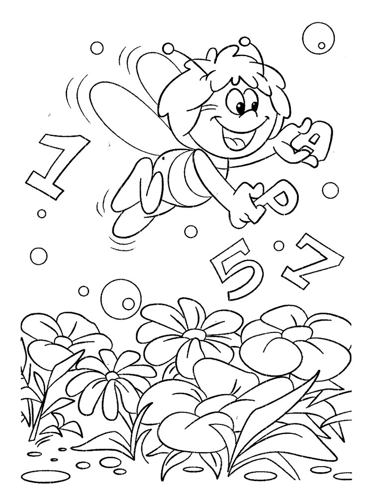 Maya the Bee 47 coloring page