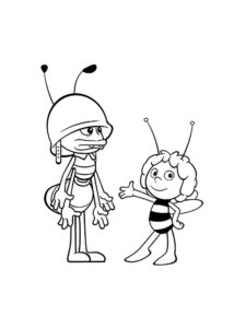 Maya the Bee 48 coloring page