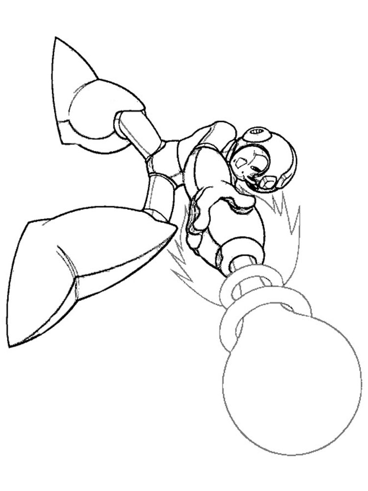 Mega Man 6 coloring page