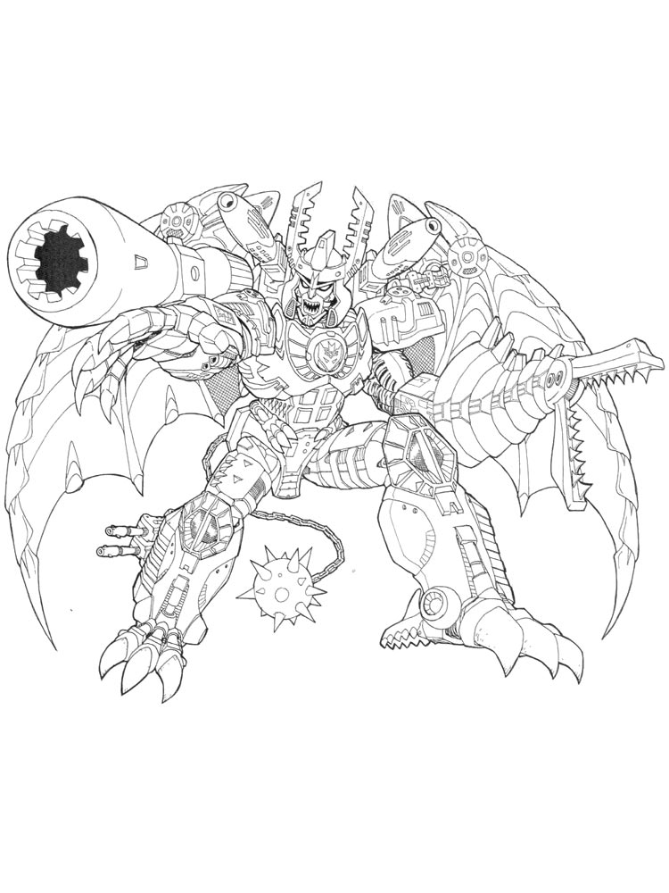 Megatron 18 coloring page