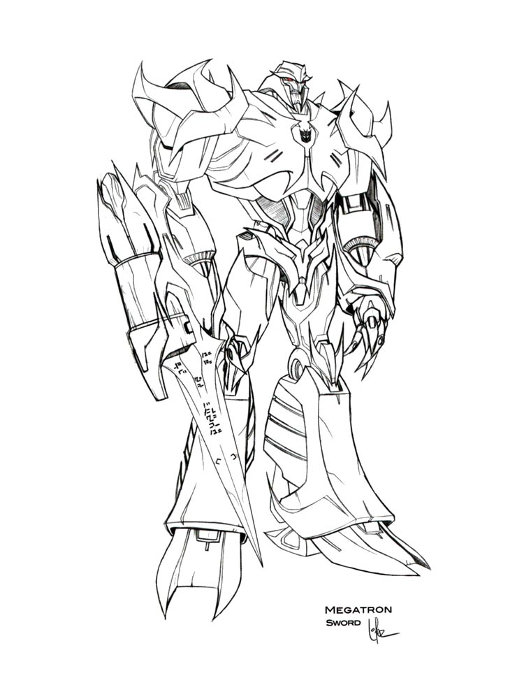 Megatron 6 coloring page