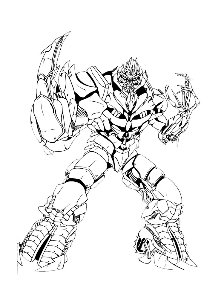 Megatron 8 coloring page