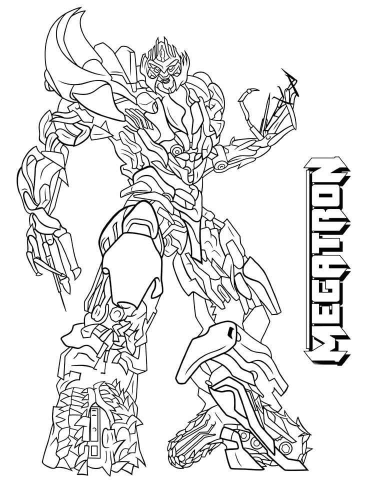 Megatron 9 coloring page