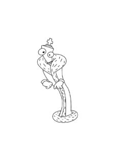 Funny Kinger coloring page