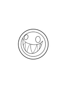 Bubble coloring page