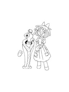Kinger and Ragatha coloring page