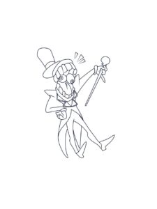 Caine 2 coloring page