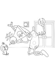 Zooble 2 coloring page