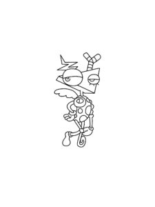 Zooble 3 coloring page