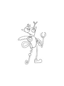 Zooble 4 coloring page