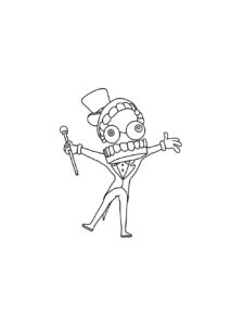 Manager Caine coloring page