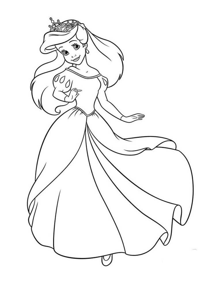 The Little Mermaid 12 coloring page